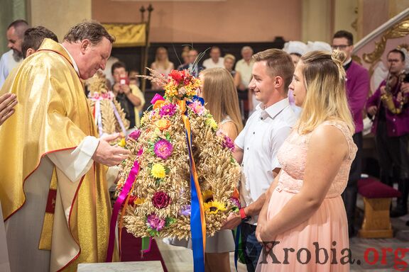 Dożynki parafialne Krobia 2018