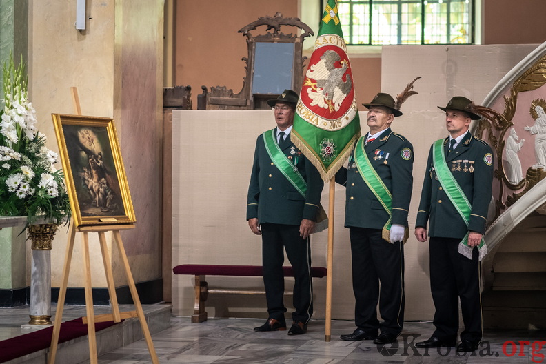 Poświęcenie krzyża w Krobi 2020