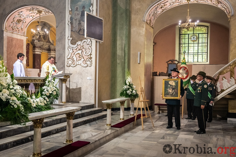 Poświęcenie krzyża w Krobi 2020