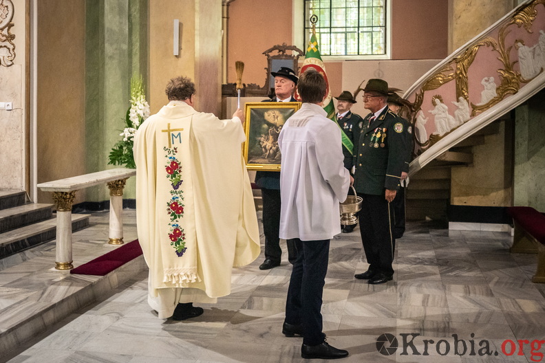 Poświęcenie krzyża w Krobi 2020