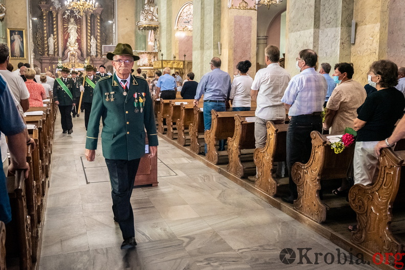 Poświęcenie krzyża w Krobi 2020