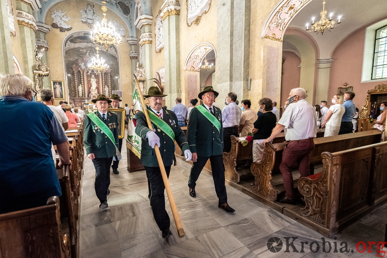 Poświęcenie krzyża w Krobi 2020