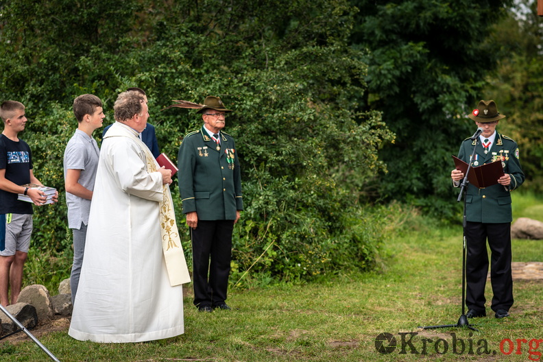 Poświęcenie krzyża w Krobi 2020