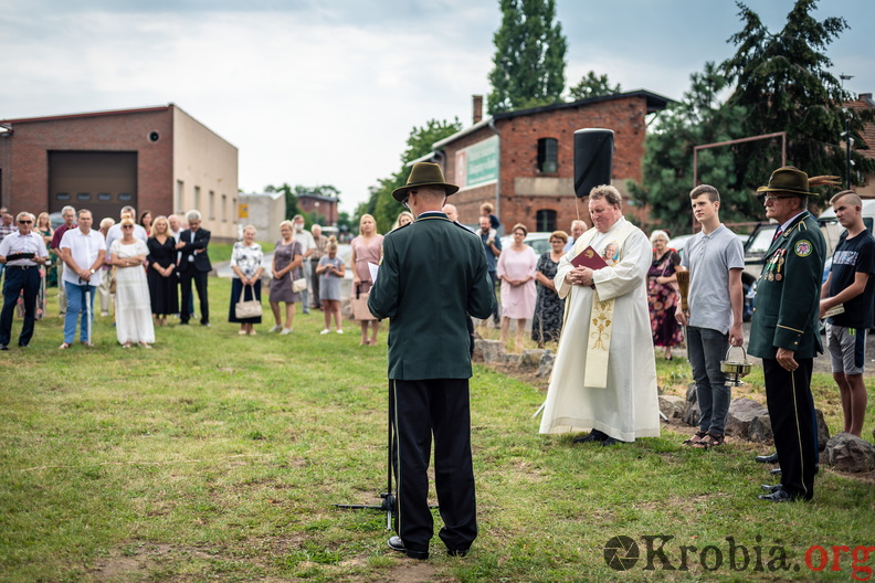 Poświęcenie krzyża w Krobi 2020