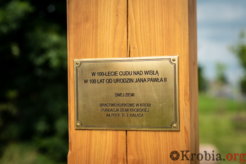 Poświęcenie krzyża w Krobi 2020